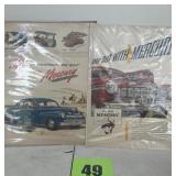(2) articles advertising Mercury car