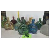 (13) Wheaton glass liquor collectible, canners