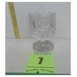 Lead Crystal tulip style compote