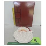 Fits and Floyd peppermint Santa egg tray with