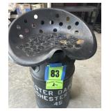 Seated milk can (chester) dairies Rochester