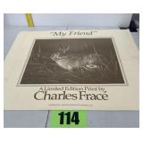 My friend A limited addition print by Charles