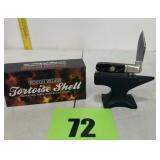 Roughrider tortoise shell one blade anvil for