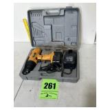 Power drill with battery and charger case
