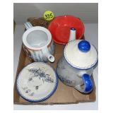 Teapots & Bowl