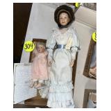 W.S. George Mother & Daughter Dolls