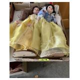Belle & Snow White Dolls