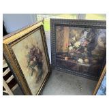 (1) Large Still Life Picture & (1) Large Still Lif