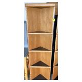 Oak Corner Shelf 78 Inches Tall