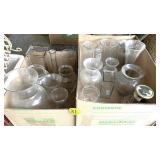 (2) Boxes Vases