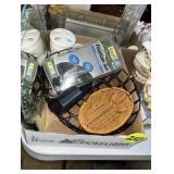 Mirrored Tray & Misc. Items