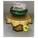 Cake Stand & Melon Bowl