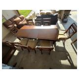 Dining Table w/(6) Chairs & (2) Host 72 Inches & 1