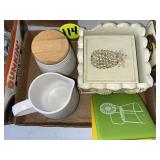 Creamer, Sugar & Coasters