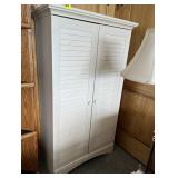 2 Door White Cabinet 36 Inches Wide x 62 Inches x
