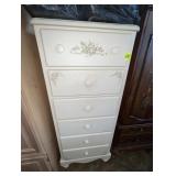 6 Drawer Painted Chest (58 Inch x 24 Inch x 18 Inc