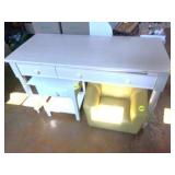 White 2 Drawer Sofa Table