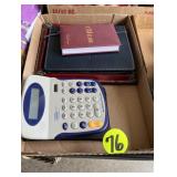 Frames, Calculator & Book