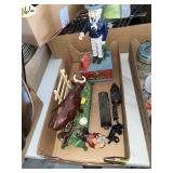 Cast Iron Banks & Locomotive
