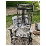 Wood Arm Rocker