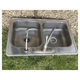 Double Stainless Steel Sink
