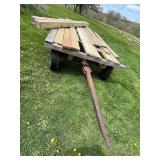 Rubber Tire Wagon w/14 Foot Rack (DOES NOT Steer)