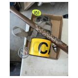 Caution Tape, Trail Camera & Walking Stick