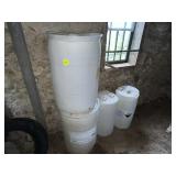 (4) Plastic Barrels