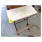 Wrought Iron Stand & Paper Roller