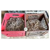 (2) Crates w/Tractor Chains