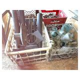 (2) Crates w/Insulators & Shop Vac Attachments