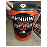Harley Davidson Seat Oil Can