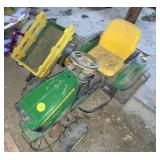 John Deere Battery Tractor & Trailer (AS IS) &...