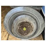 Galvanized Washtub & Pail