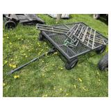 3 Foot x 6 Foot Lawn Trailer w/Sides (Ground Work)