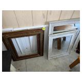 (2) Beveled Mirrors & Picture Frame