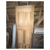 (2) 6 Panel Pine Doors (New)