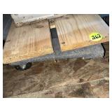 (2) Rolling 4 Wheel Carts