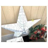 Large Decorative Star & Wreath