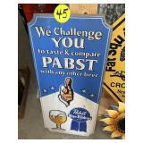 Pabst Wooden Sign