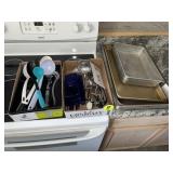 Stainless & Aluminum Tray & Kitchen Utensils