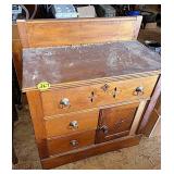 Spoon Carved Commode