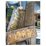 Old Wisconsin License Plates
