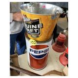 Pepsi Portable Grill & MGD Pail