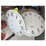 (2) Sunbeam Clock Faces 16 Inches