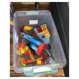 Tote w/Plastic Toys