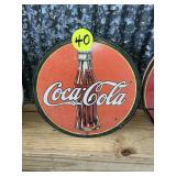 Modern Round Coca Cola Sign