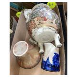 Sleepy Eye Pitcher (CRACK) & Misc.