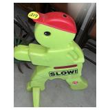 Plastic Slow Children Sign