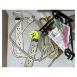 (2) Power Strips & Assorted Decor